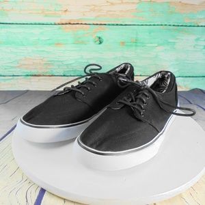 Route 66 Black & White Retro Sneakers Size 10 M